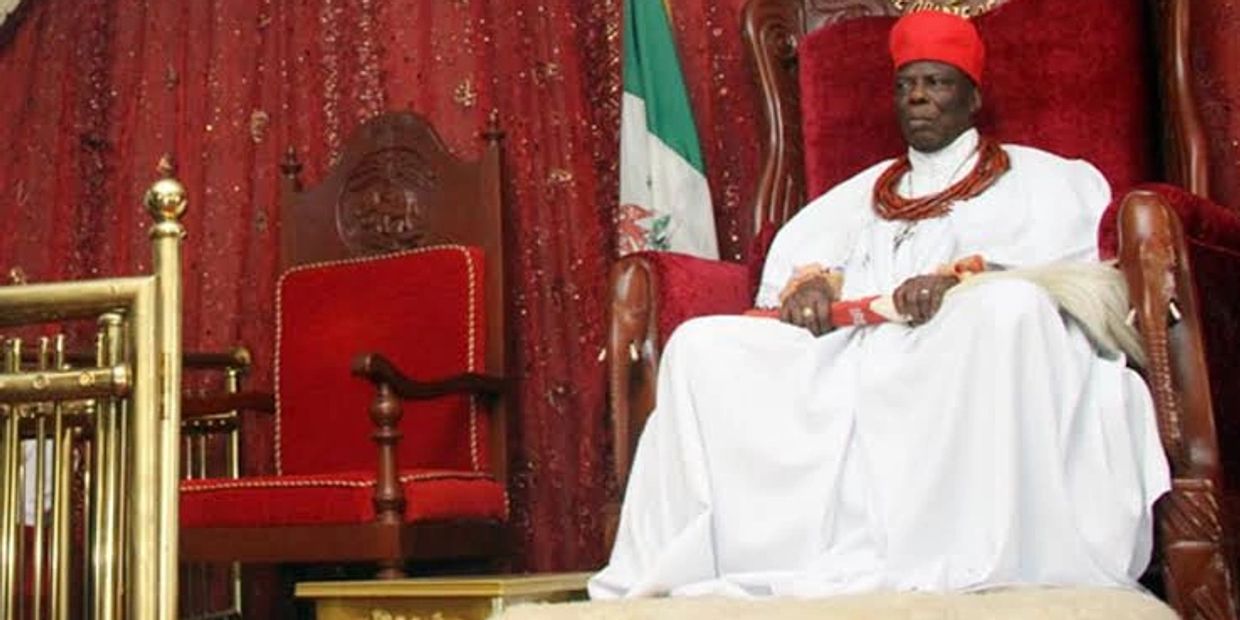 HRM Rtd Maj. Gen. Felix Mujuakperuo, Orhue 1 . The Orodje of Okpe Kingdom. Chairman Traditional Rule