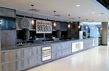 American Barrels- Completely custom bar at BB&T Center!