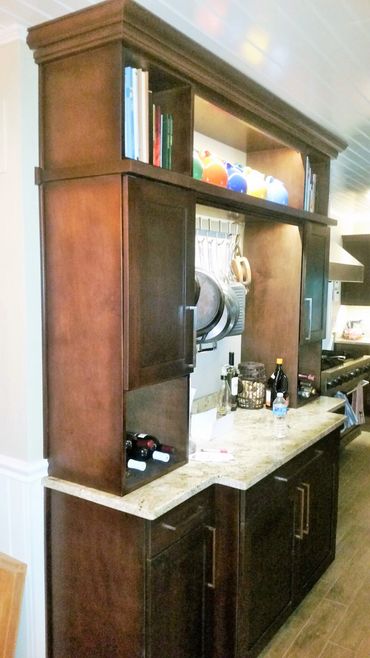 Menlo- Custom finished shaker style kitchen cabinets renovation!
