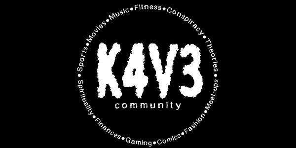 K4V3 community logo with interests around it.