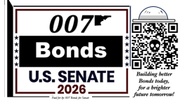 Nickolas 007 Bonds for US Senate
