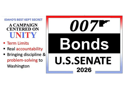 Nickolas 007 Bonds for US Senate