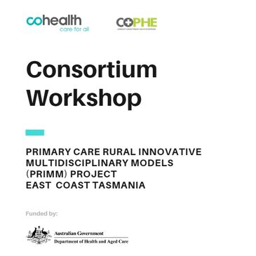 Image of a PowerPoint presentation for CoHealth 