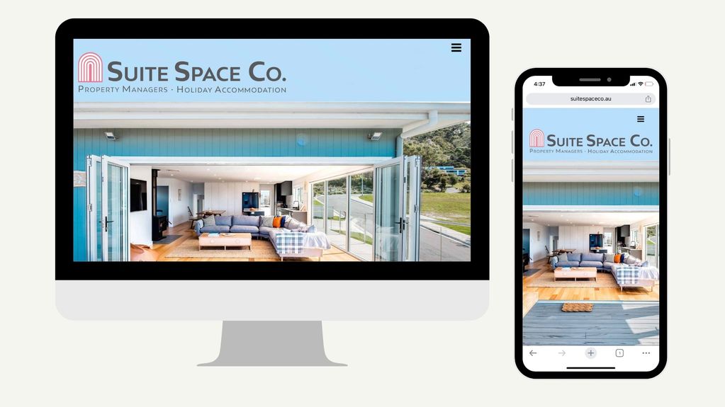 Screenshot of Suite Space Co website 