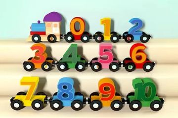 Trenes con conexión magnética reconocimiento visual coordinación ojo-mano imaginación bebés juego