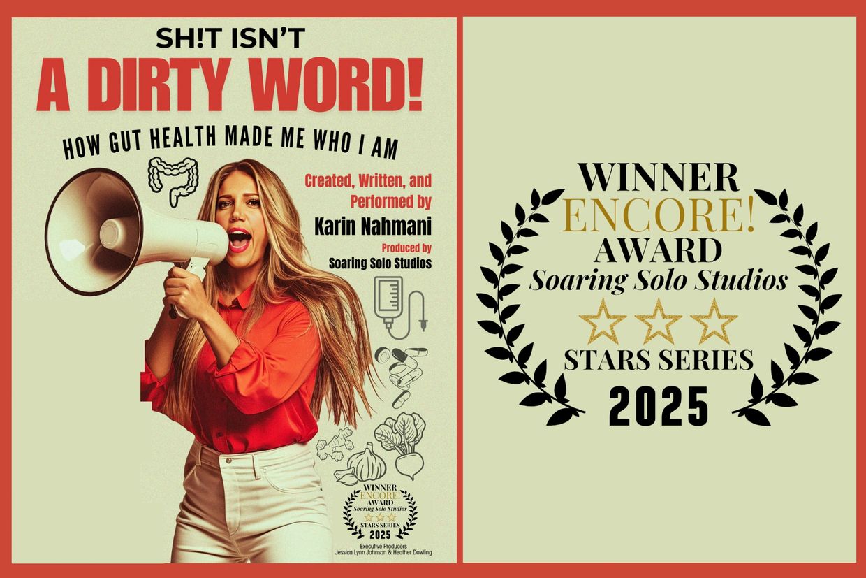 Karin Nahmani's Award-Winning One-Woman Show Shit Isn't A Dirty Word. Hollywood, New York City