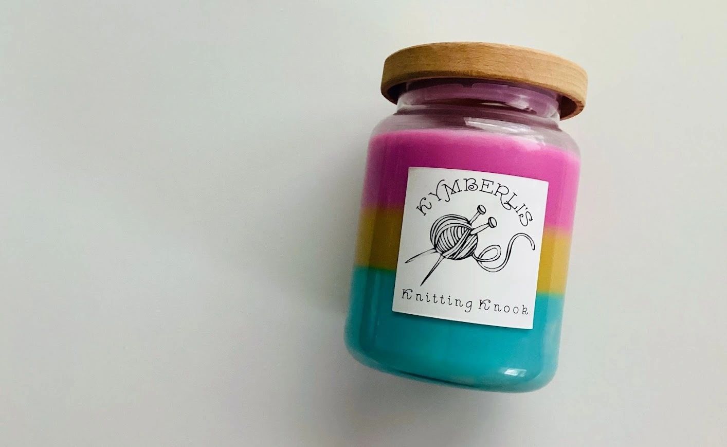 colorful custom luxury candle hand-poured by blackbird botanicals
