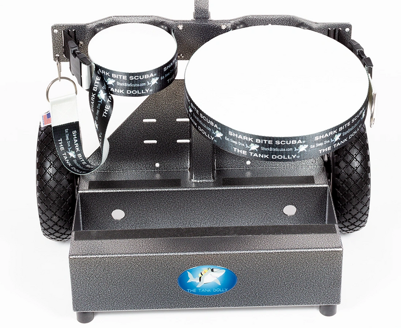 Shark Bite Scuba Tank Dolly, Tank Strap, Hand Truck Shark Bite Scuba