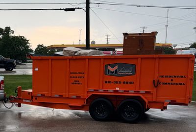 Full trailer load of junk and furniture 