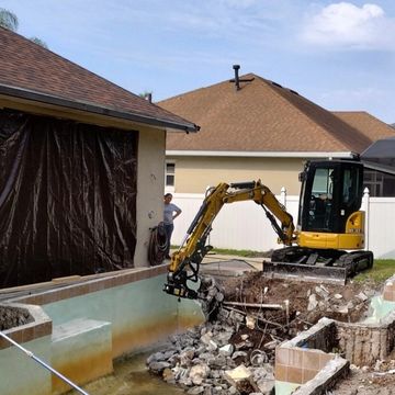 Partial pool demolition experts in Northern Illinois and Southern Wisconsin.