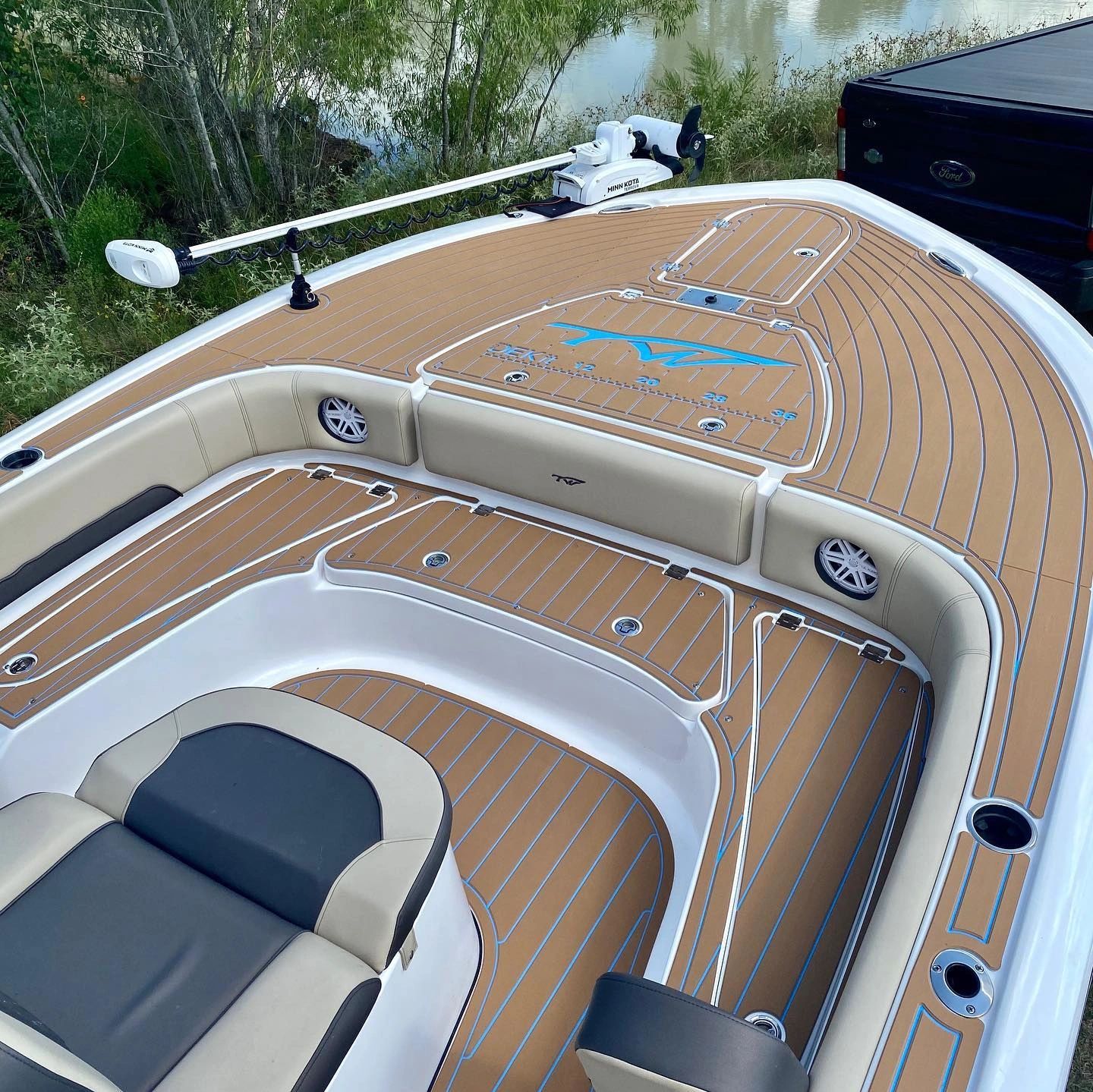dekit marine foam flooring custom pattern design north carolina