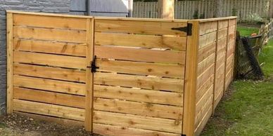 Wood fence
Carpentry 
Gate 