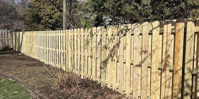 Wood fence 
Carpentry 