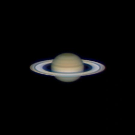 Saturn at opposition imaged on August 14th 2022