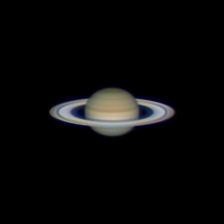 Saturn at opposition imaged on August 14th 2022