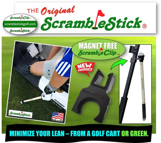 Scramble Stick golf ball retriever by ScrambleStick Pick-up Stick, ScrambleClip , Scramble Clip