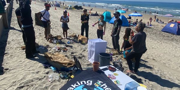 Beach Clean Up Education.
