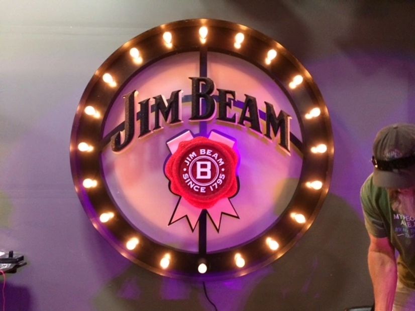 Jim Beam, Vail, Colorado, Custom Signage, CNC Routing, Craftsmanship, Artist, Fine Signs