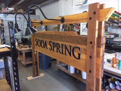 Soda Springs, Colorado, Custom Signage, CNC Routing, Craftsmanship, Artist, Fine Signs