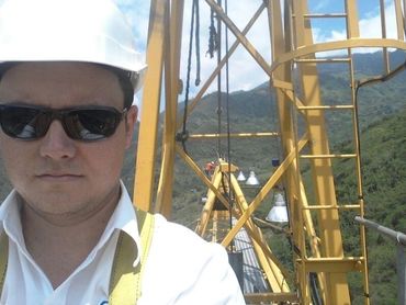 Desde Torre Grúa en el puente mas alto de las vias sustitutivas de Sogamoso