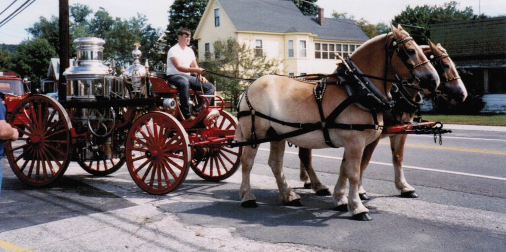 The Swanzy New Hampshire Fire Department owns this beautifully restored steam-powered pumper engine 