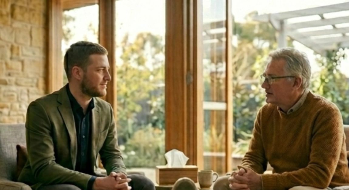 Private intake assessment for methamphetamine rehab in Melbourne featuring a specialist counselor.