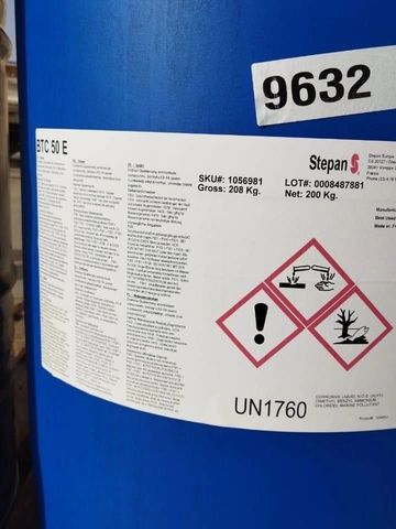 *DAW chemicalsبنزالكونيوًم كلوريد 50%80%*  - - btc- BKC 

Packing: 200 kg
European Grade  