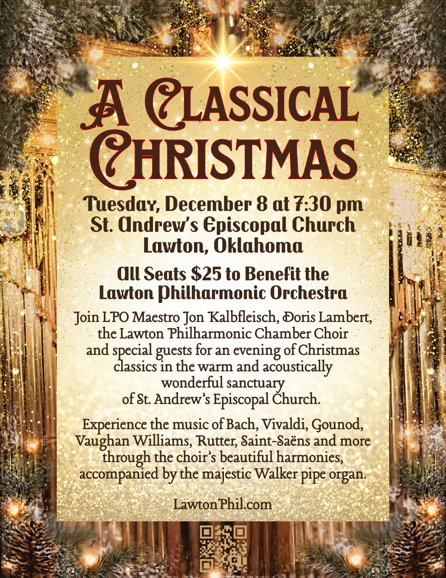 Visit Tickets Page to buy tickets for A Classical Christmas
