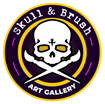 Skull and Brush Art Gallery