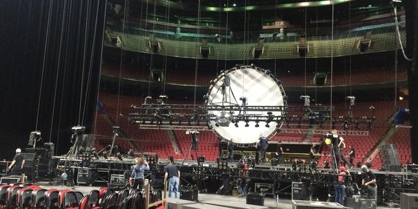 Arena Load in Brit Floyd tour Rogers Arena Toronto Ontario