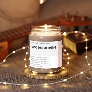 Andersonville Candle Chicago Neighborhoods  Chicago Gifts Andersonville Chicago Housewarming Gift Ho