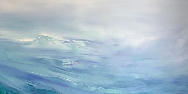 Ocean View Oil Painting by Julia Ross