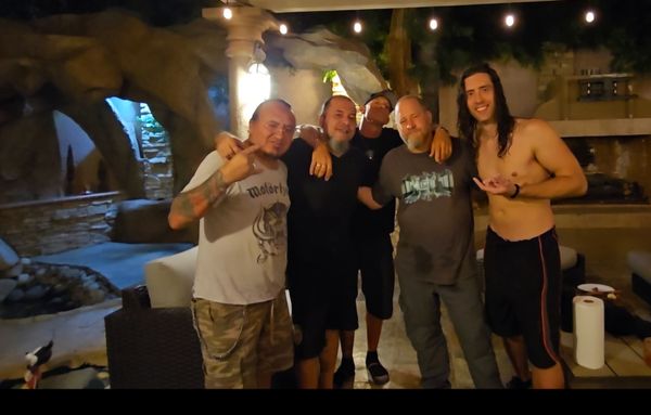 BBQ time at Fuel Music Studio with Addasi, Brendan Duffey, Chris Declercq, Brian Stone