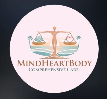Logo of MindHeartBody Comprehensive Care with balanced scales.