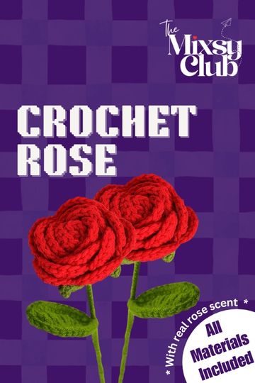 Learn and create a beautiful crochet rose you can gift keep or proudly show off
