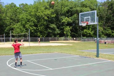 2 Full size basketball hoops