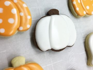 pumpkin spice cookies, custom made