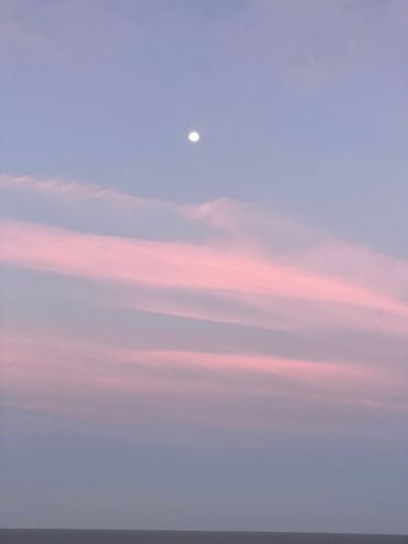 A close-up of the moon in the sky