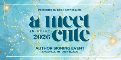 Promotional poster for a 2026 author signing event in Knoxville, TN.