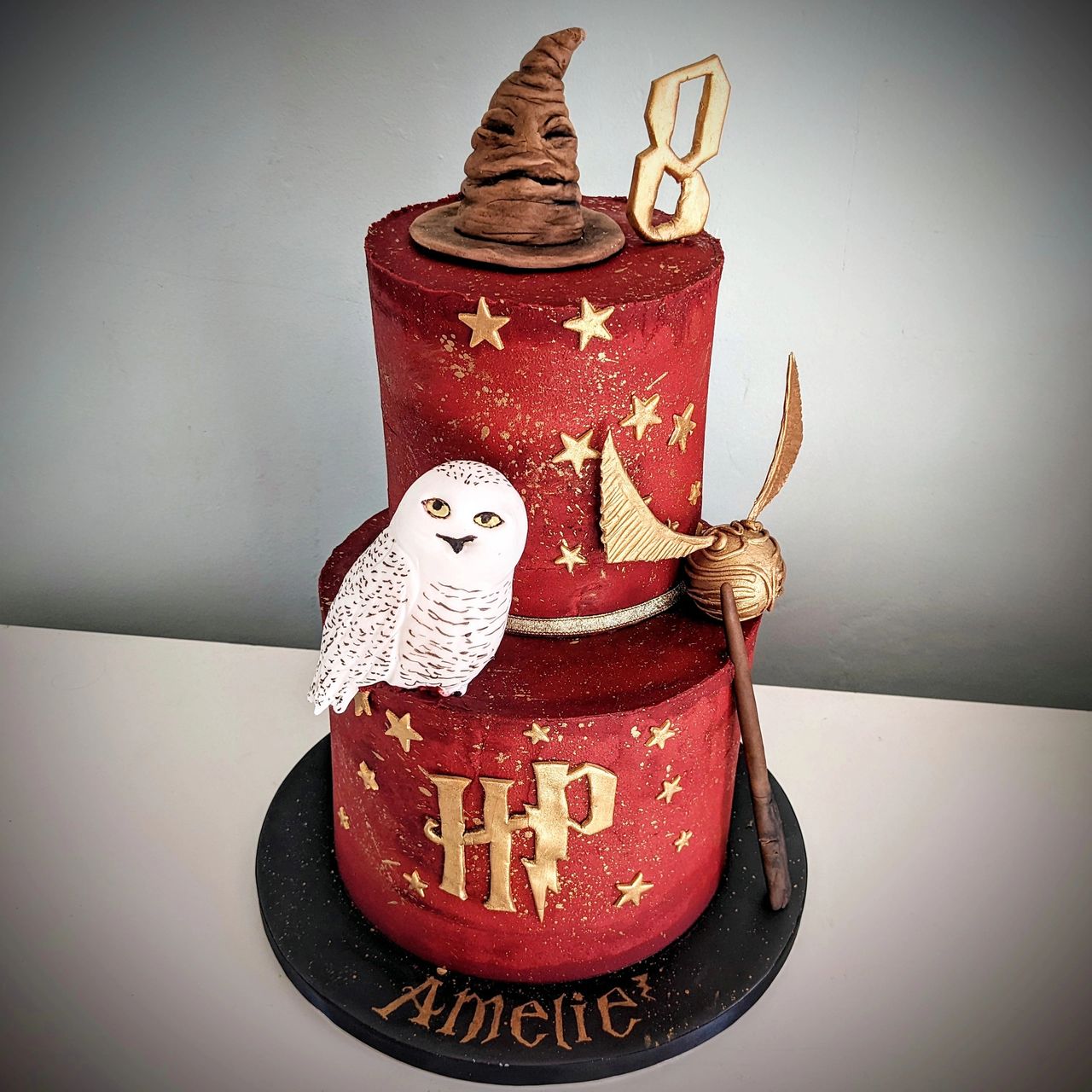 Harry Potter's Eleventh Birthday Cake - The Starving Chef
