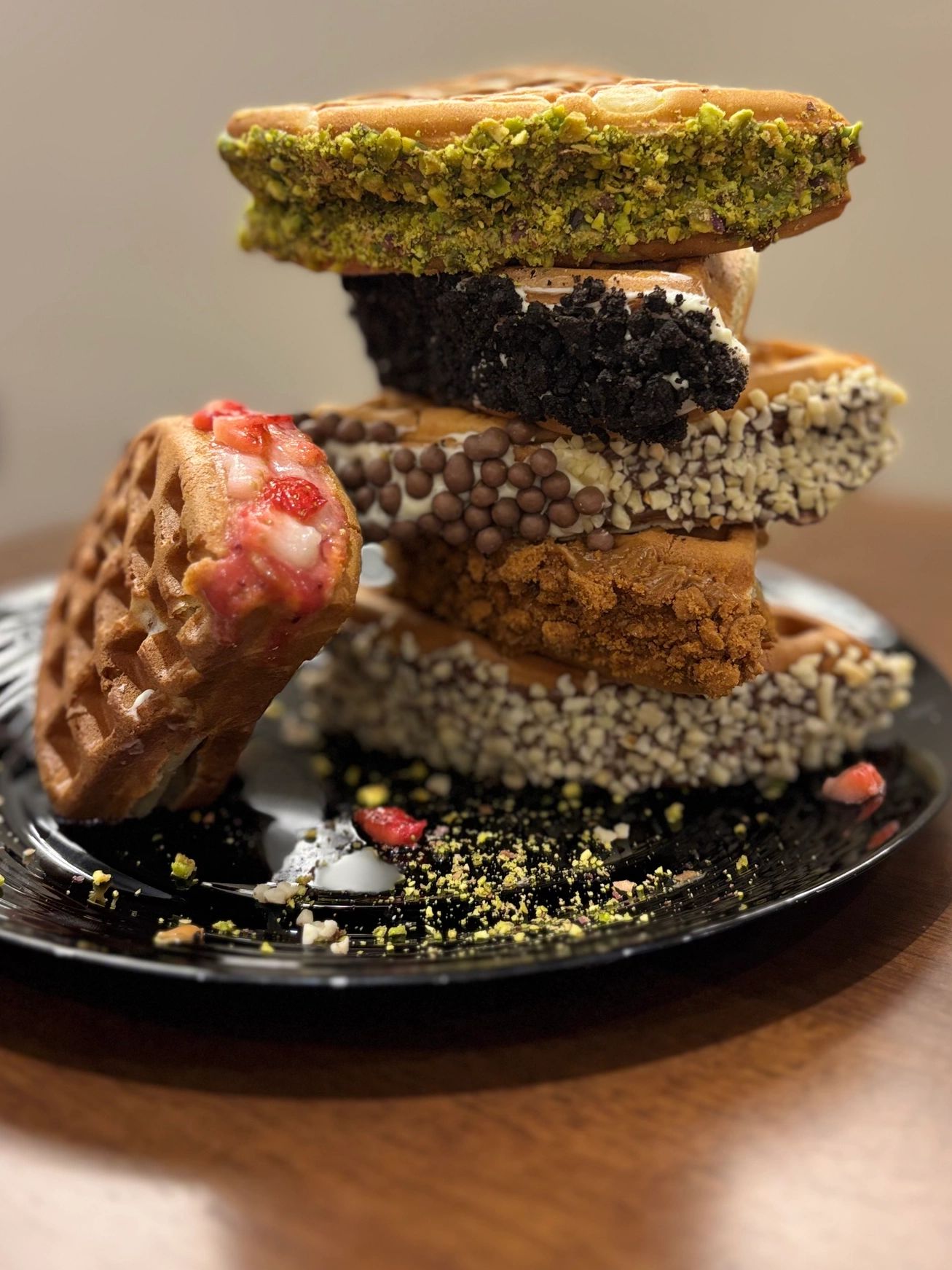 Mouth watering waffles 