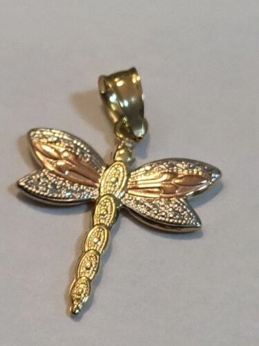 Diamond Fascination ® 14k Gold Dragonfly Pendant
