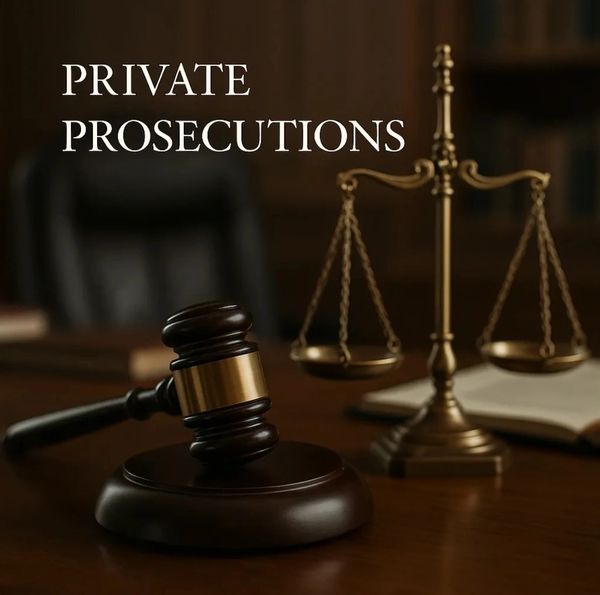 PRIVATE PROSECUTIONS. CRAFTSMAN & BLACKSMITH