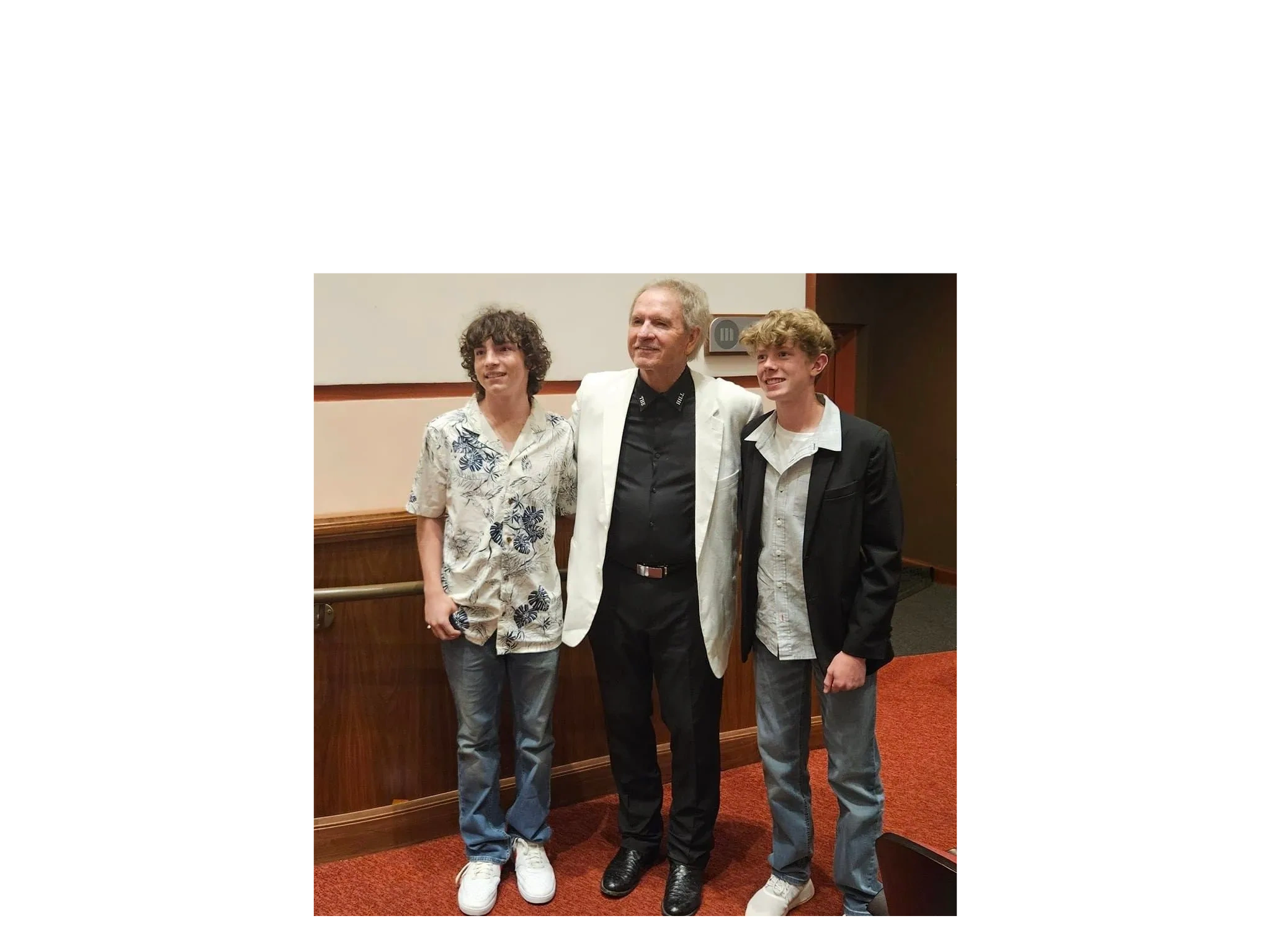 Matt Lyle pictured here with Ricky Hill and Ian Reichert