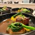 Dish of corned beef sinigang with gailan
