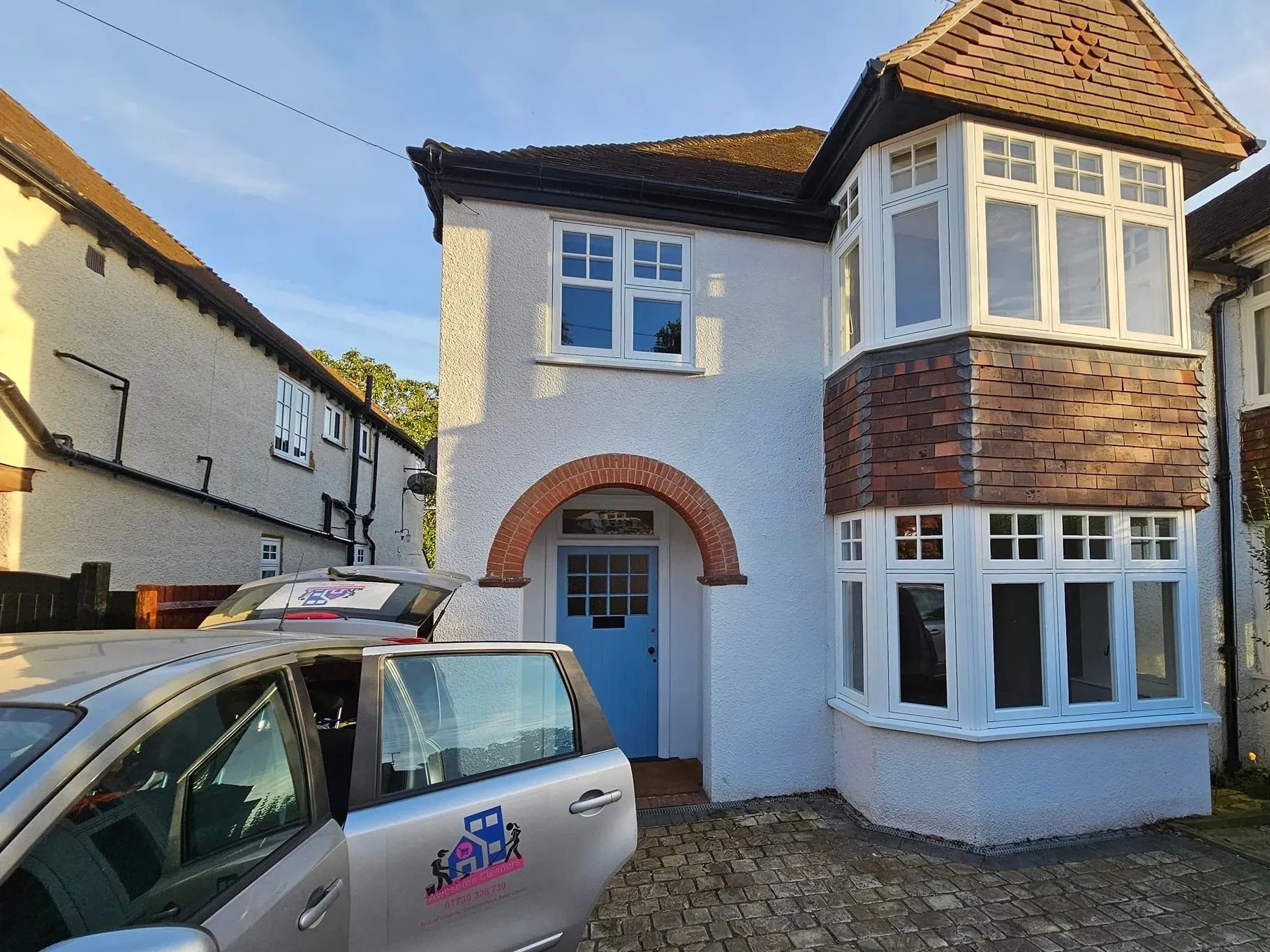 Full service end of tenancy clean on house in Farnham.