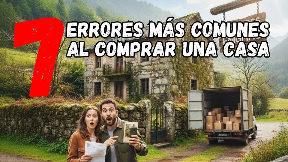 Los 7 errores más comunes al comprar una casa en Galicia