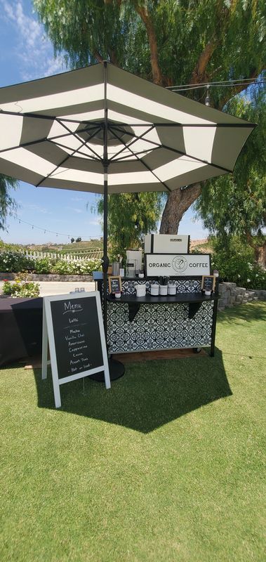 Joy Java Organic Coffee Co. mobile coffee cart and team in Menifee, CA