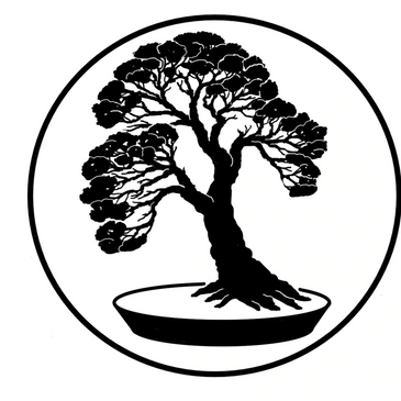 Redlands Bonsai Society logo is a stylised native bonsai tree