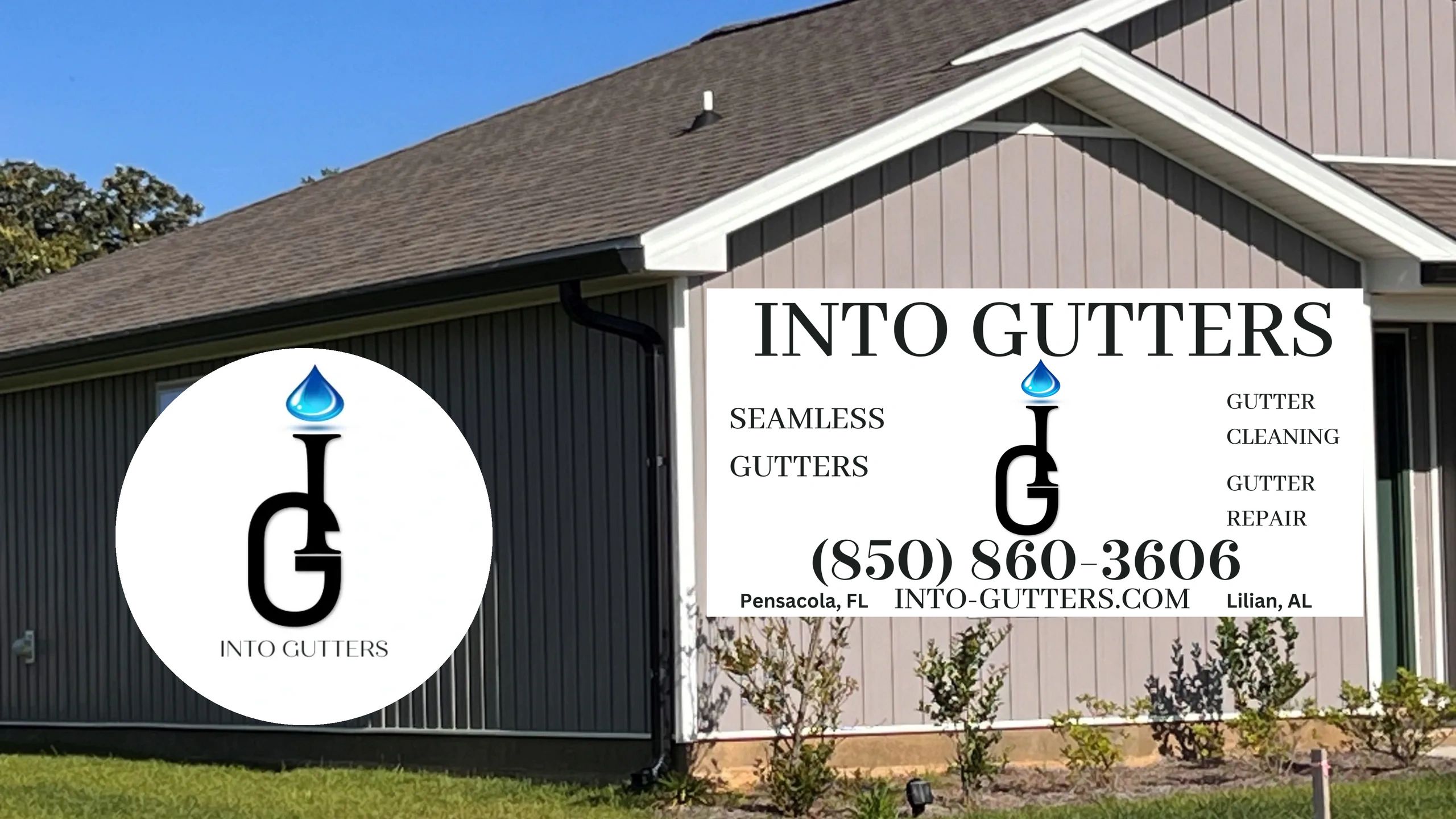 Gutters, Gutter Cleaning INTO GUTTERS Pensacola, Florida